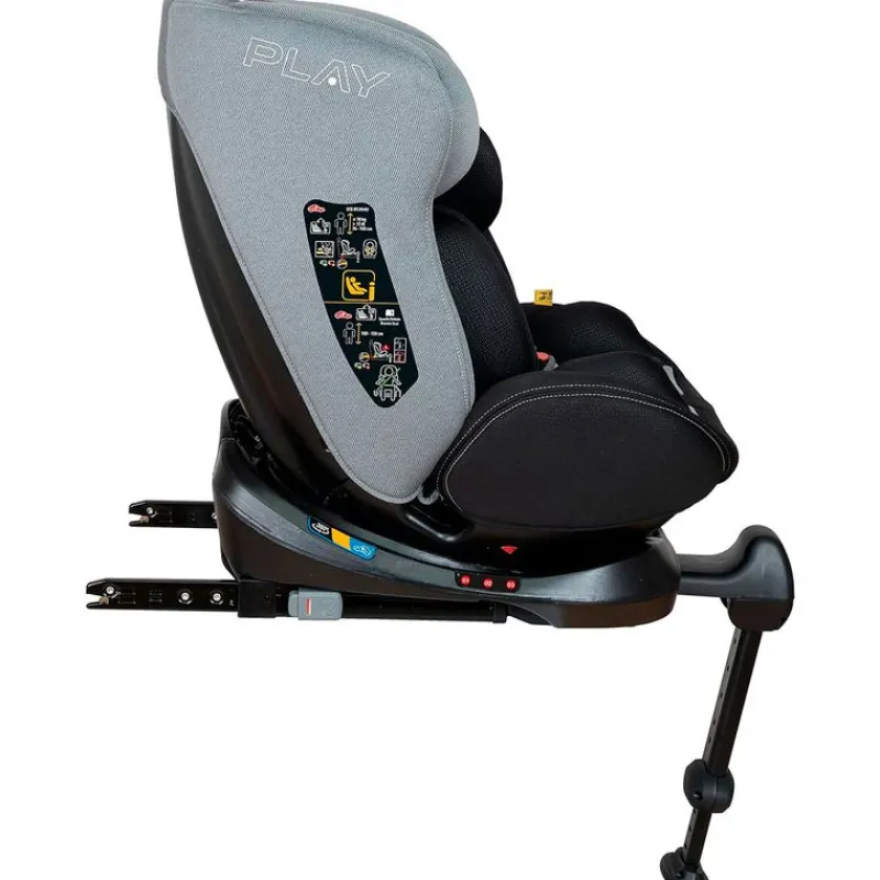 PLAY Sillas Con Isofix De 40 A 150 Cm (0 A 12 Años)-360 Pro Isize 40-150 c/ pata Grey