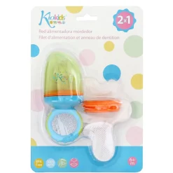 Alimentador Antiahogo con red + mordedor*KIOKIDS Hot