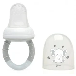 KIOKIDS Complementos De Alimentación-Alimentador Antiahogo silicona Gris
