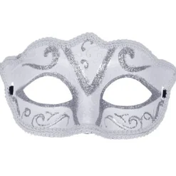 Antifaz Venecia Blanco Plata*RUBIE'S Discount