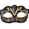 RUBIE'S Disfraces Y Complementos|Disfraces Y Complementos-Antifaz Venecia Oro Negro