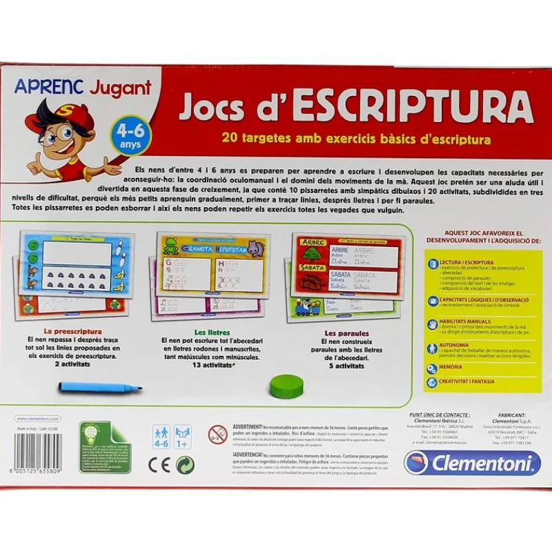 Aprende a escribir jugando*CLEMENTONI Outlet