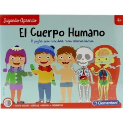 CLEMENTONI Juegos Y Juguetes Educativos-Aprende El Cuerpo Humano