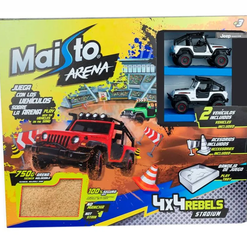 MAISTO Vehículos, Trenes Y Parkings-Arena 4X4 Rebels Estadio