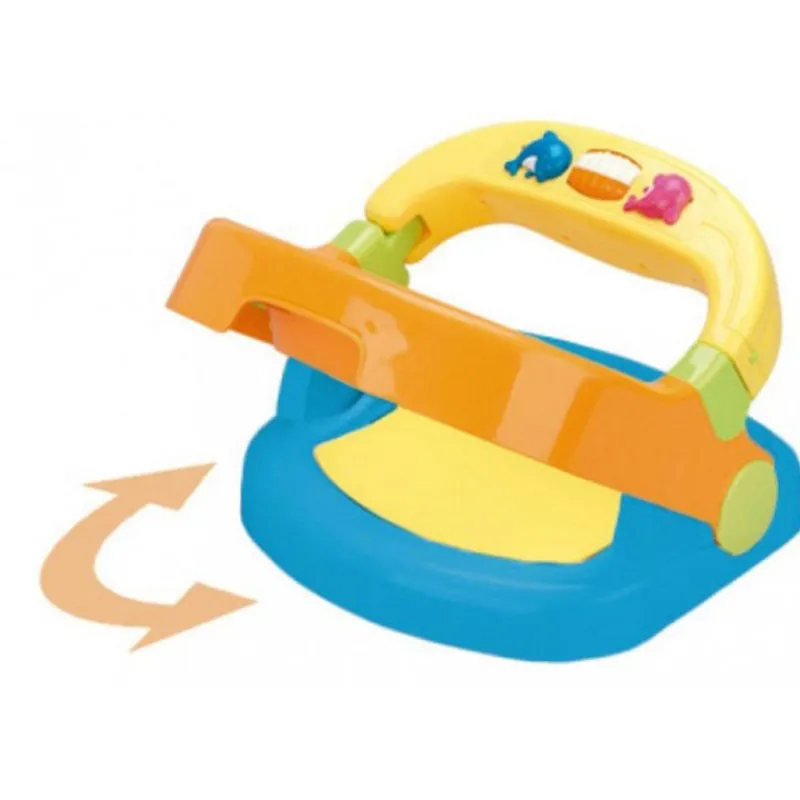 Asiento Baño Giratorio Azul/Naranja*MS Clearance