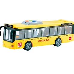 DRIM DISCOUNT Vehículos, Trenes Y Parkings-Autobús Escolar con Luz y Sonido