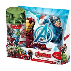 KIDS EUROSWAN Deportivos-Avengers Manta y Cojin