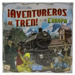 ASMODEE Juegos Para Expertos|Juegos De Mesa-¡Aventureros al Tren! Europa Juego de Mesa