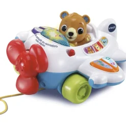 VTECH Primera Infancia Y Preescolar-Avión Infantil de Arrastre Lolo Piloto