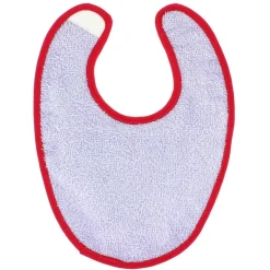 VADEBEBE Baberos-Babero Baby Rizo velcro Lila