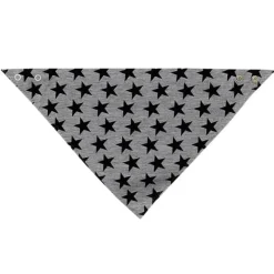 Babero bandana babitas Gris Estrellas negra*INTERBABY Online
