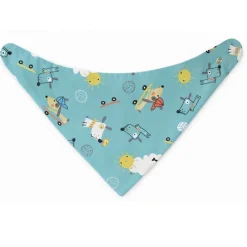 VADEBEBE Baberos-Babero bandana Osito Azul