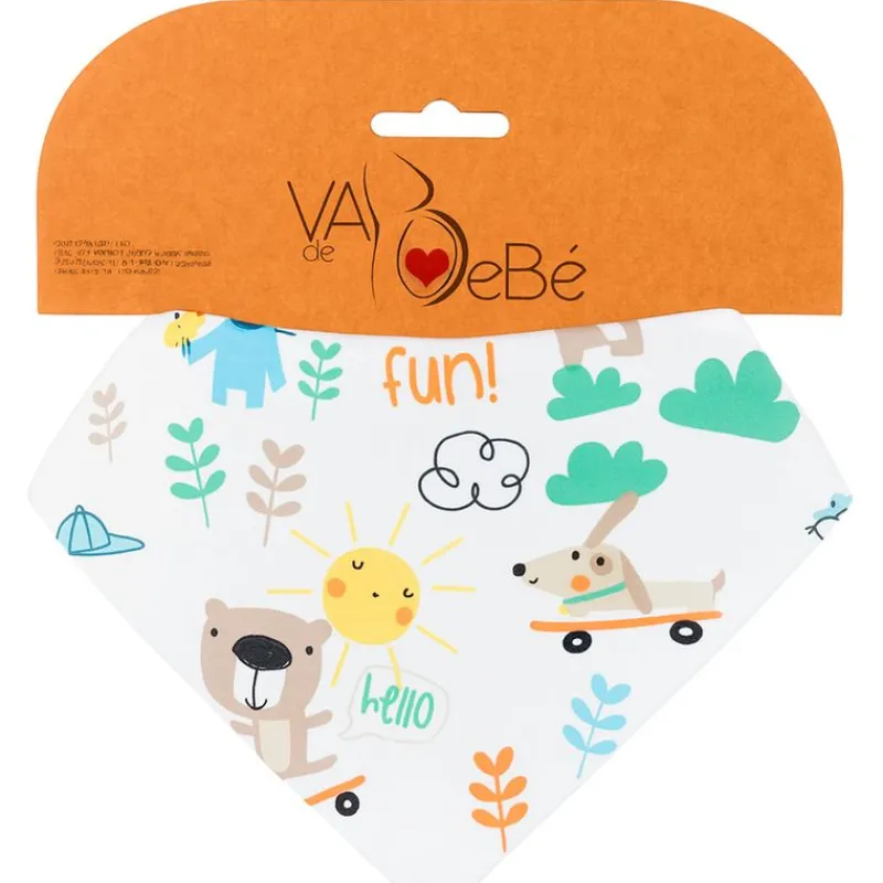 Babero bandana Osito Blanco*INTERBABY Clearance