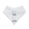 BONJOURBÉBÉ Baberos-Babero Bandana Papa Mama Soft