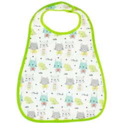 VADEBEBE Baberos-Babero Impermeable con Velcro Friends