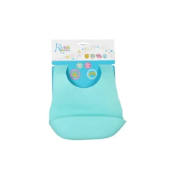 Babero silicona enrollable azul*KIOKIDS Sale