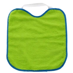 Baberos rizo y goma cuello Azul y Verde 2 uds*VADEBEBE Outlet