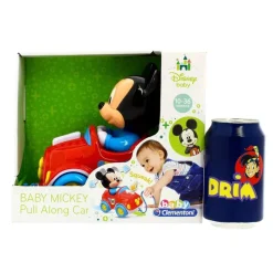 CLEMENTONI Primera Infancia Y Preescolar-Baby Mickey Coche de Arrastre