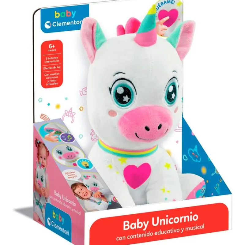 CLEMENTONI Primera Infancia Y Preescolar-Baby Unicornio Interactivo