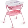 MS Bañeras Para Bebés-Bañera Bebé con cambiador Bubble Rosa