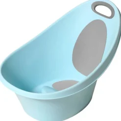 Bañera con Tope y Antideslizante Azul*KIOKIDS Outlet