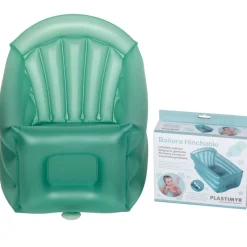 PLASTIMYR Bañeras De Viaje-Bañera Hinchable Verde