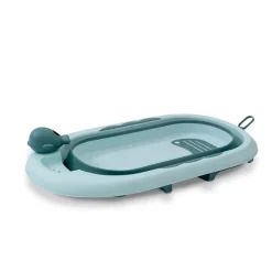 INTERBABY Bañeras De Viaje-Bañera silicona plegable Mint