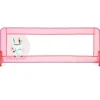 ASALVO Barandillas De Cama-Barandilla 150cm 2 en 1 Rabbit Pink