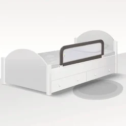 SAFETY Barandillas De Cama|Seguridad En El Hogar-Barandilla de Cama Gris Oscuro 106 cm 18m+