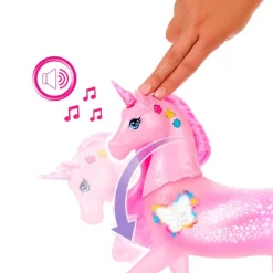 MATTEL Muñecas|Figuras Y Figuras De Acción-Barbie Unicornio Galopa y Brilla