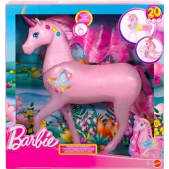 MATTEL Muñecas|Figuras Y Figuras De Acción-Barbie Unicornio Galopa y Brilla