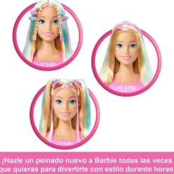 MATTEL Muñecas-Barbie Busto Peinado Color Reveal