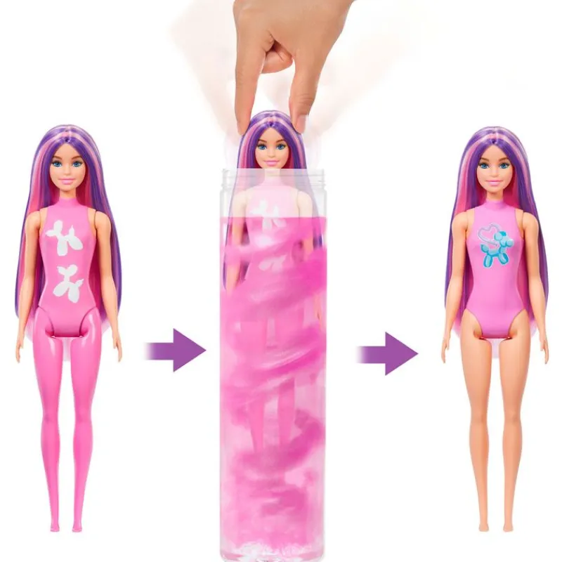 MATTEL Muñecas-Barbie Color Reveal Sorpresa