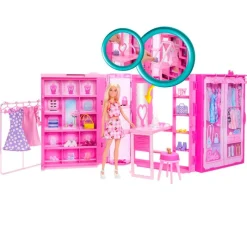 MATTEL Muñecas-Barbie Dream Closet Armario Ensueño con Muñeca