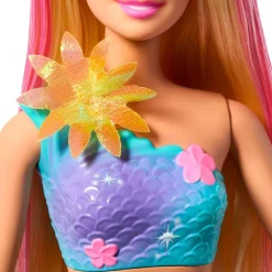 MATTEL Muñecas-Barbie Muñeca Sirena Florece