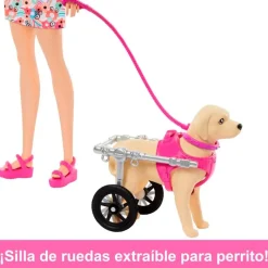 MATTEL Muñecas-Barbie Paseadora de Perros