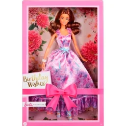 MATTEL Barbie Colección|Muñecas-Barbie Signature Deseos de Cumpleaños Morena