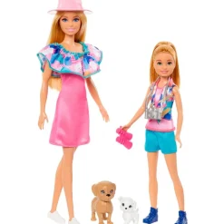 MATTEL Muñecas-Barbie Stacie Pack Muñecas Rescate Hermanas