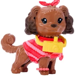 MATTEL Muñecas-Barbie Twinning Looks Muñeca Perrito Ropa Rayas Rojas