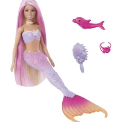 MATTEL Muñecas-Barbie un Toque de Magia Malibú Sirena