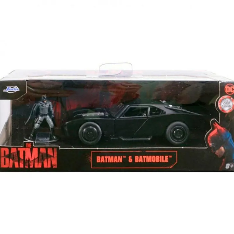 SIMBA Otros Merchandising|Coches Escala 1:32 Y 1:43-Batman Batmóvil Metal Escala 1:24