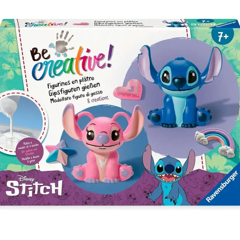 RAVENSBURGER Manualidades-Be Creative Stitch Figuras Yeso