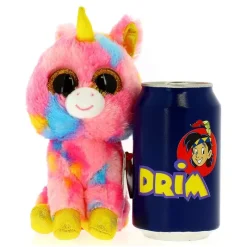 SELECCION DRIM Primera Infancia Y Preescolar-Beanie Boo's Unicornio Rosa de Peluche de 15 cm