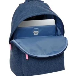 Benetton Mochila Escolar Denim*SAFTA