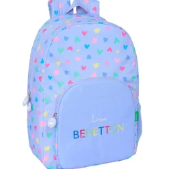 Benetton Mochila Escolar Lila*SAFTA Sale