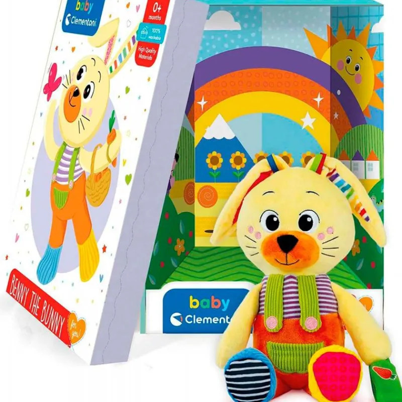 CLEMENTONI Primera Infancia Y Preescolar-Benny el Conejito Peluche Actividades