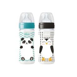 Biberón Pop Animals 330 ml silicona surtido*CHICCO Discount