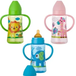 SARO Biberones-Biberon 360 ml tetina caucho y asas