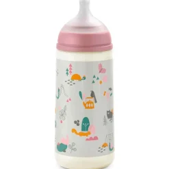SUAVINEX Biberones-Biberon PP 360ml Walk Rosa