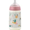 SUAVINEX Biberones-Biberon PP 270ml Walk Rosa